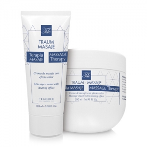 Envases Traum Masaje, crema efecto calor