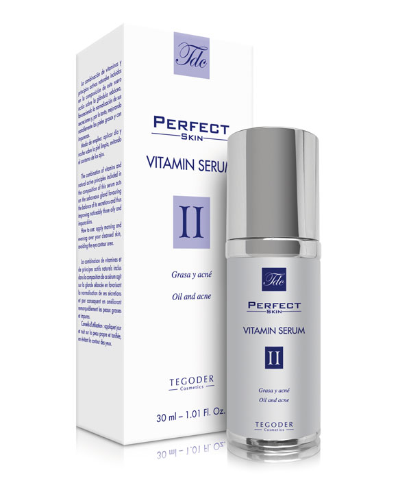 Envase Perfect Skin Vitamin Serum, suero facial intensivo