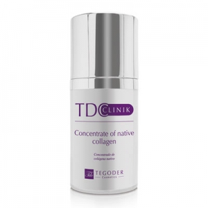 Envase TDClinik, concentrado facial de colágeno