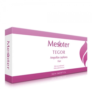 Envase Mesoter Hair, para la caída y debilidad del cabello