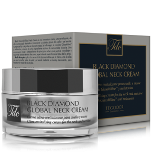 Envase Black Diamond Global Neck Cream, crema ultra-revitalizante para el cuello