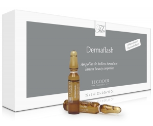 Envase Dermaflash de ampollas de belleza inmediata