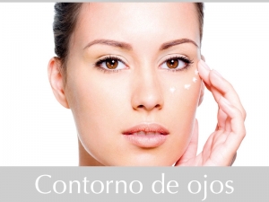 Botón línea contorno de ojos