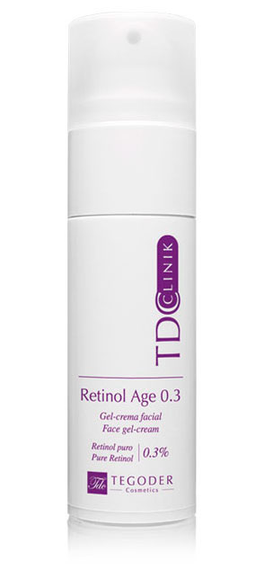 Bote Retinol Age 0.3 TDC Clinik, crema facial concentrada