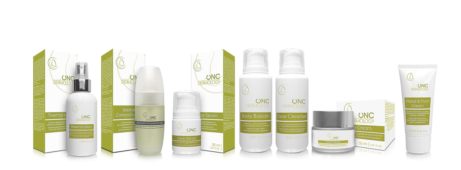 Línea de productos ONC Dermology