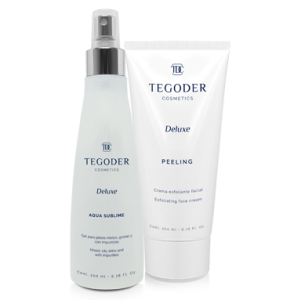 Bodegón de productos Profesionales línea Deluxe de Tegoder Cosmetics