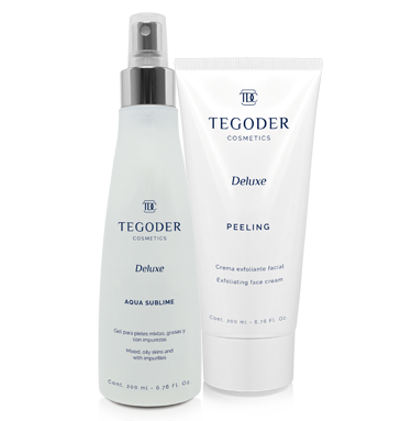 Bodegón de productos Profesionales línea Deluxe de Tegoder Cosmetics