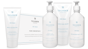 Bodegon Productos profesionales Oil CLean de Tegoder Cosmetics