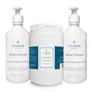 Imagen del Bodegón de productos profesionales Marine&Thermal de Tegoder Cosmetics