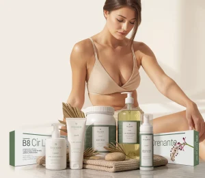 Bodegón de productos Lipofit y Bioespaña